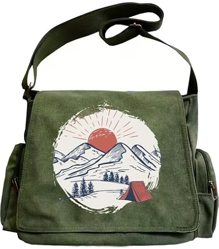 Amazon.com: Fox Outdoor Products Retro Messenger Bag, Peace Khaki